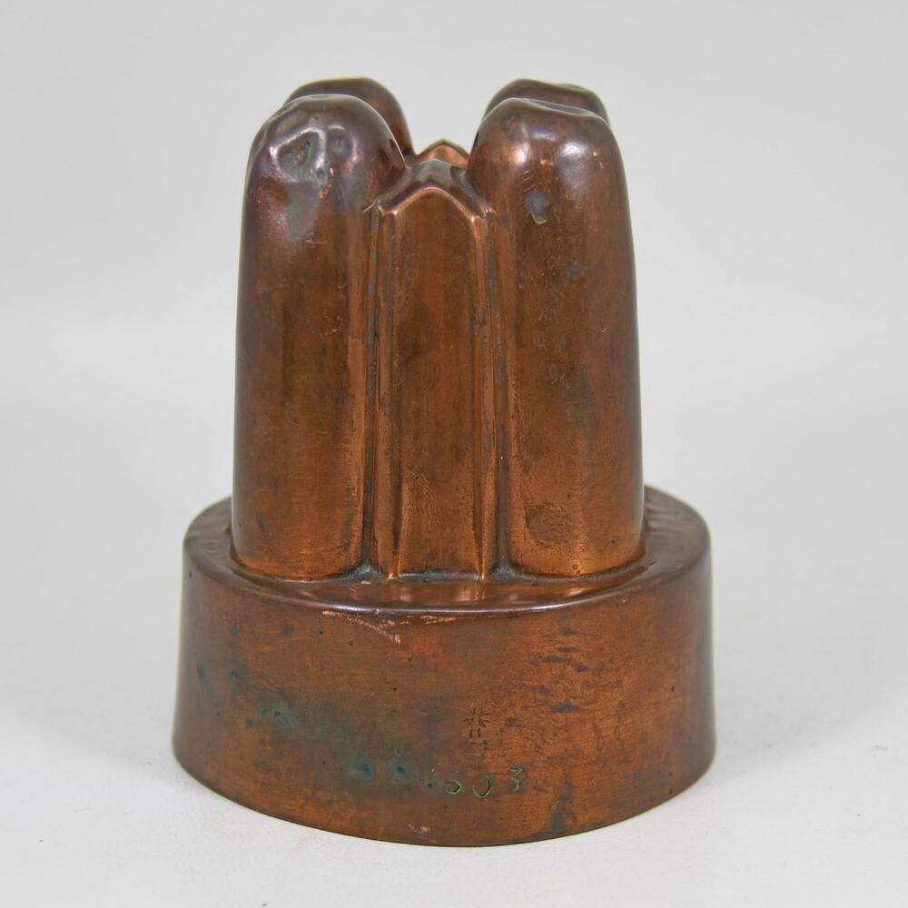 Antique Victorian Benham & Froud Copper Mould Mold #503 Jelly Pudding Cake Aspic
